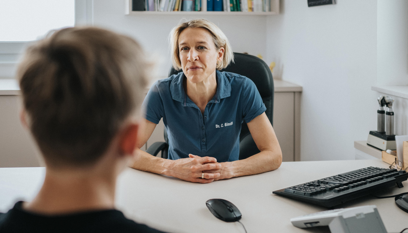 Beratung bei erzieherischen und schulischen Problemen in der Kinder- und Jugendarztpraxis Dr. Corinna Bindl und Dr. Barbara Schwering in Schweich